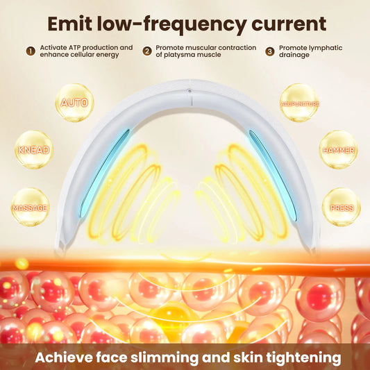 Elektryczne urządzenie do masażu twarzy – mikropądy, modelowanie