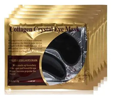 Złote maseczki kolagenowe pod oczy – 10 par, ujędrniające i nawilżające — Kosmetyki do twarzy — EldoradoShop