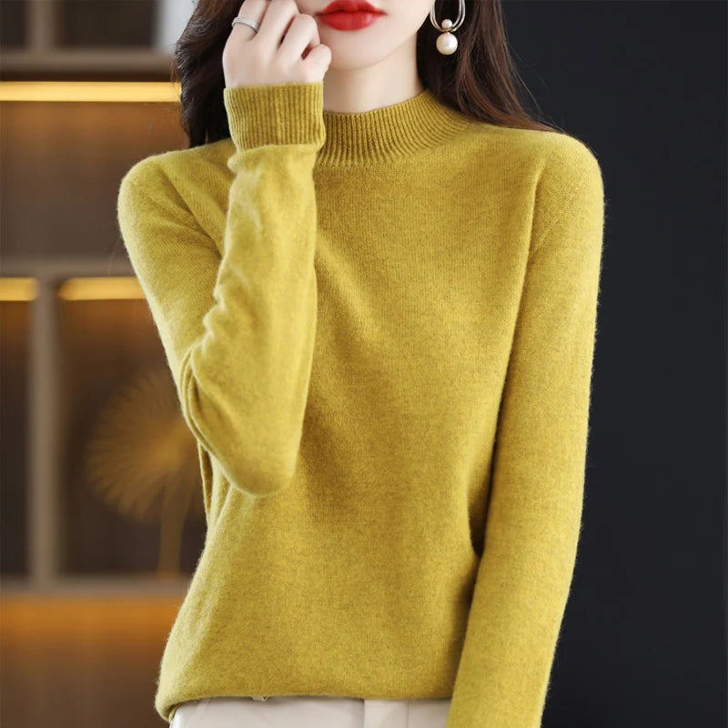 Kaszmirowy sweter merino – luksusowy, ciepły