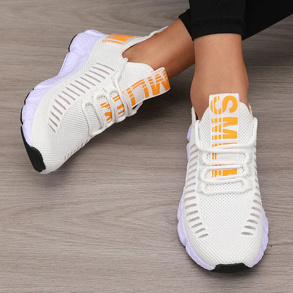Buty sportowe damskie siatkowe – lekkie, oddychające — biała — Obuwie — EldoradoShop