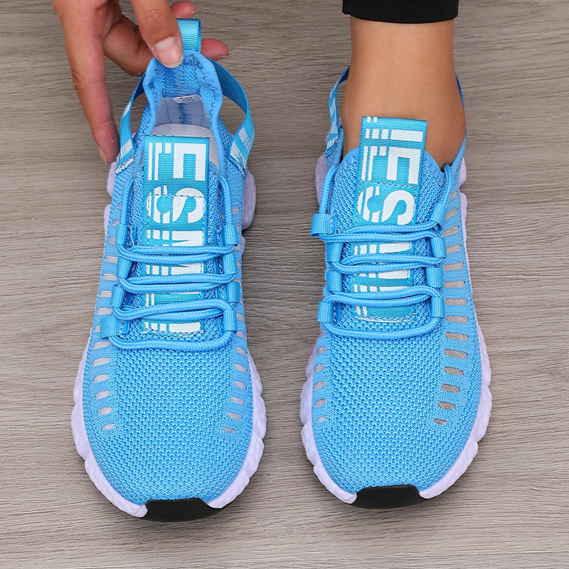 Buty sportowe damskie siatkowe – lekkie, oddychające — biała — Obuwie — EldoradoShop
