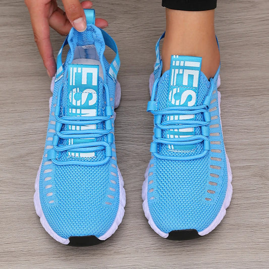 Buty sportowe damskie siatkowe – lekkie, oddychające — biała — Obuwie — EldoradoShop