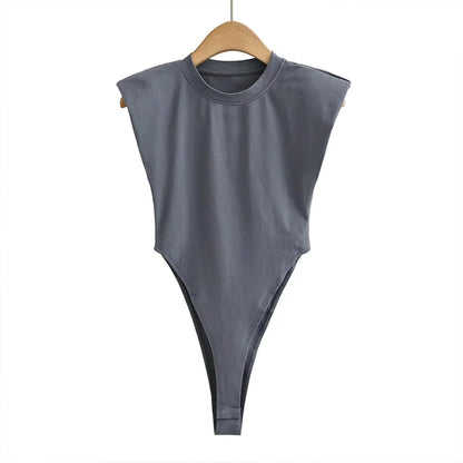 Top bodycon damski – jednoczęściowy, na lato — Topy — EldoradoShop