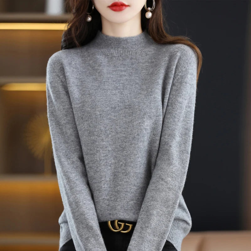 Kaszmirowy sweter merino – luksusowy, ciepły