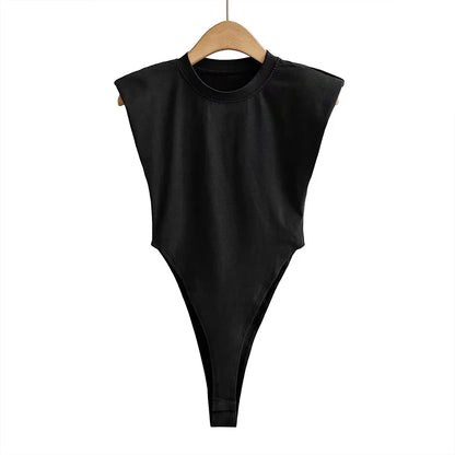 Top bodycon damski – jednoczęściowy, na lato — Topy — EldoradoShop