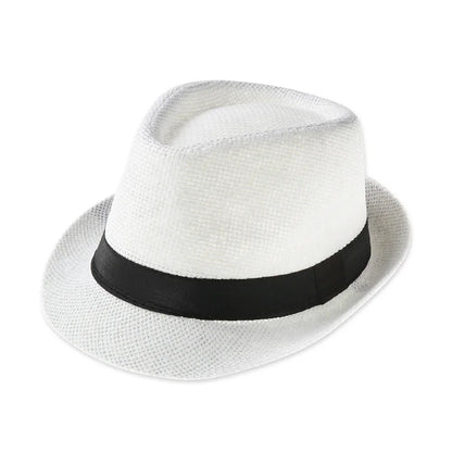 Słomkowy kapelusz kowbojski – unisex, szerokie rondo, UV — Nakrycia głowy — EldoradoShop