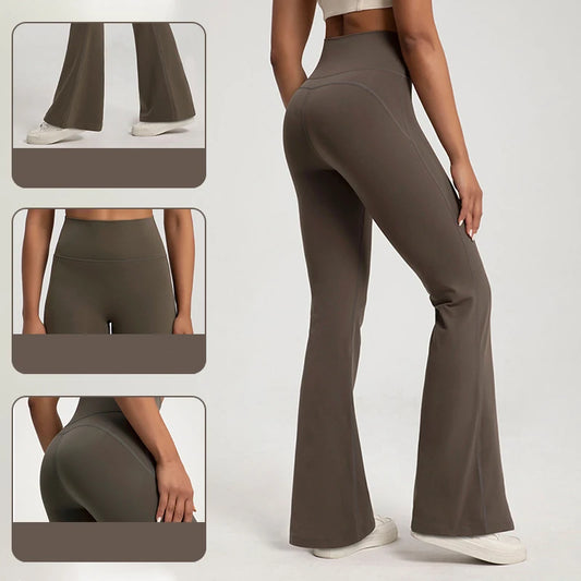 Legginsy wide leg – szerokie, lekkie, sportowe — Legginsy — EldoradoShop