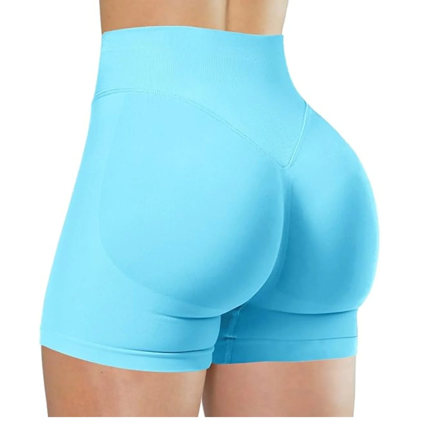 Szorty sportowe do jogi – wysoki stan, modelujące — Szorty — EldoradoShop