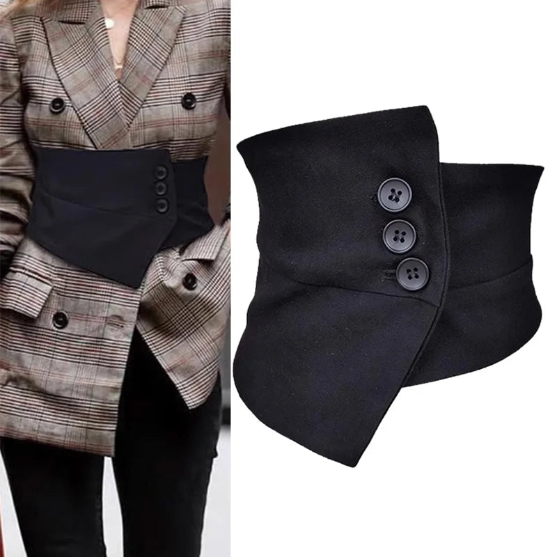 Szeroki luksusowy pas do garnituru – elegancki, na koszule i sukienki — Pasy i gorsety — EldoradoShop