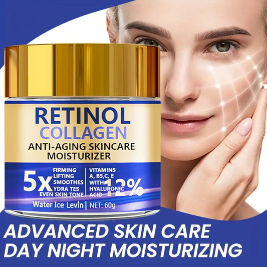 Krem do twarzy retinol + kolagen 60g – nawilżający, anti-aging