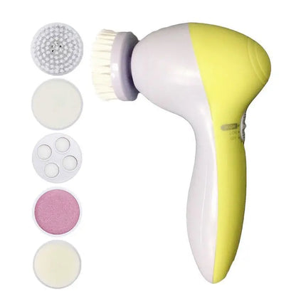 Elektryczna szczoteczka do twarzy 5w1 – oczyszczanie, masaż, wągry — Urządzenia beauty — EldoradoShop
