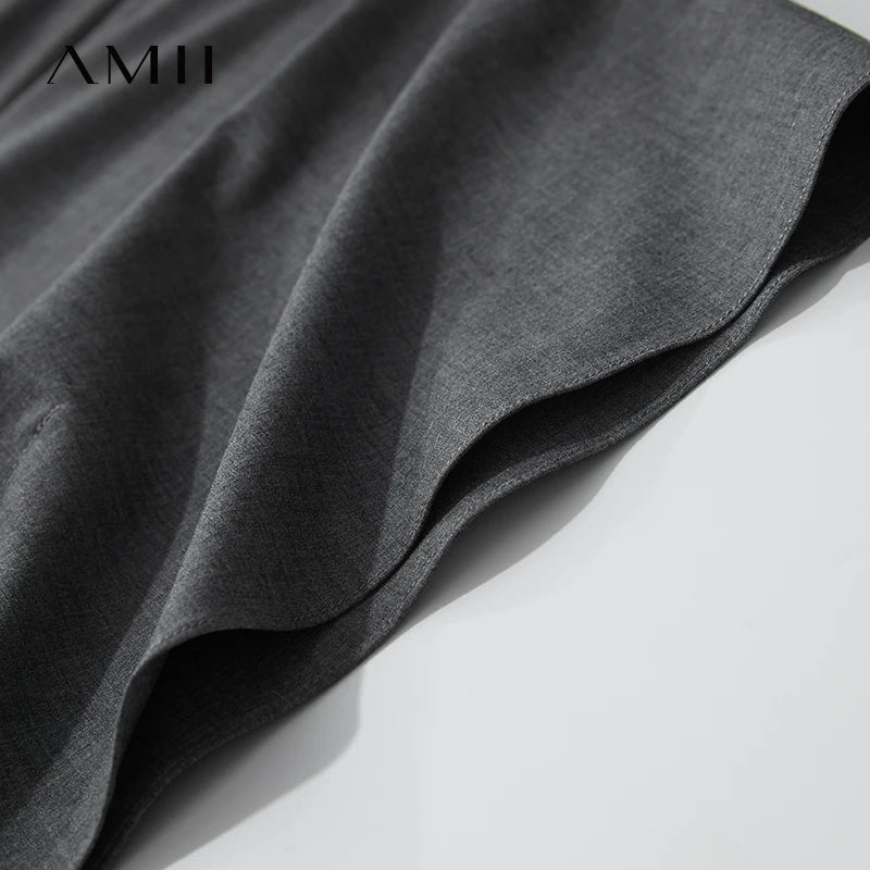 Minimalistyczna sukienka H-line – krótki rękaw, 2026 — Sukienka — EldoradoShop