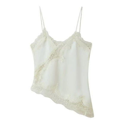 Top koronkowy damski – wielokolorowy, odkryte plecy — Topy — EldoradoShop