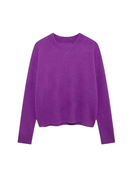 Miękki sweter oversize – luźny, wygodny