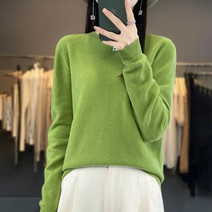Sweter z wełny merino 100% – kaszmirowy, ciepły — Swetry — EldoradoShop