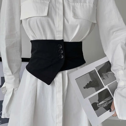 Szeroki luksusowy pas do garnituru – elegancki, na koszule i sukienki — Pasy i gorsety — EldoradoShop