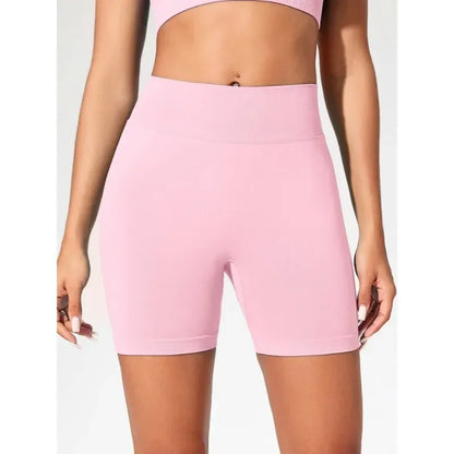 Szorty sportowe do jogi – wysoki stan, modelujące — Szorty — EldoradoShop
