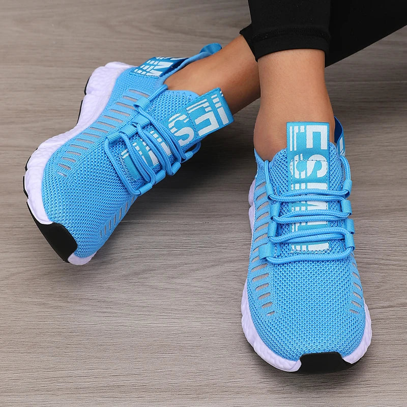 Buty sportowe damskie siatkowe – lekkie, oddychające — biała — Obuwie — EldoradoShop
