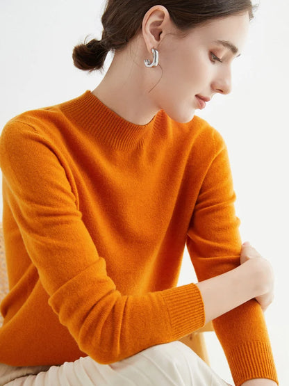 Kaszmirowy sweter merino – luksusowy, ciepły — Swetry — EldoradoShop