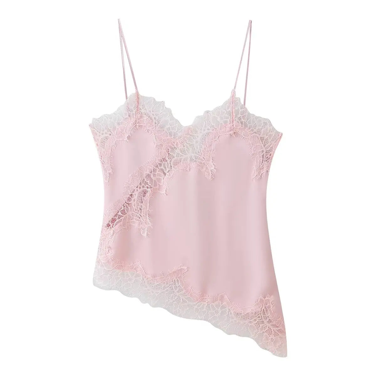 Top koronkowy damski – wielokolorowy, odkryte plecy — Topy — EldoradoShop