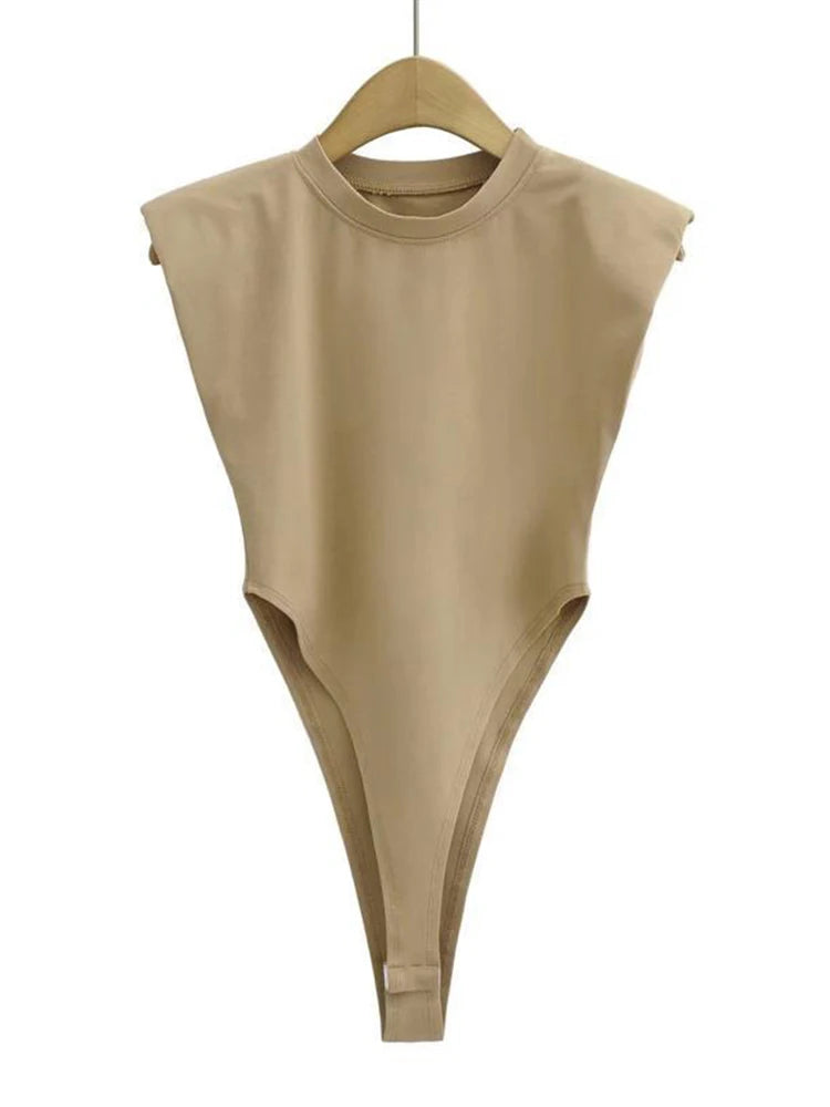 Top bodycon damski – jednoczęściowy, na lato — Topy — EldoradoShop