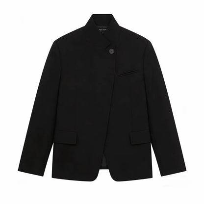 Marynarka vintage biurowa – dopasowana, klasyczna — Marynarki — EldoradoShop