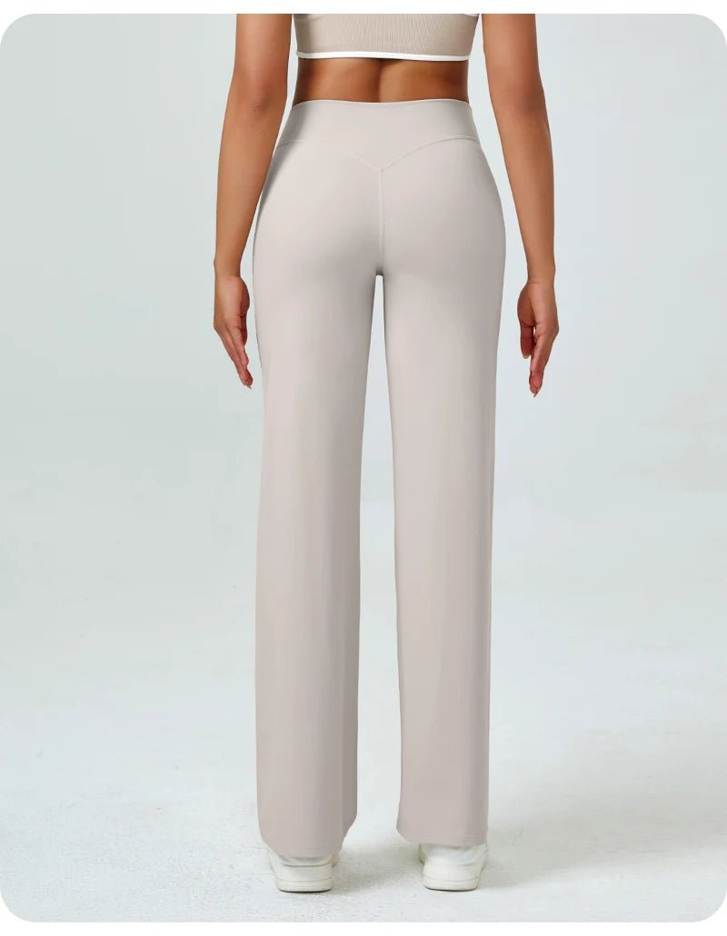 Spodnie do jogi z wysokim stanem – modelujące