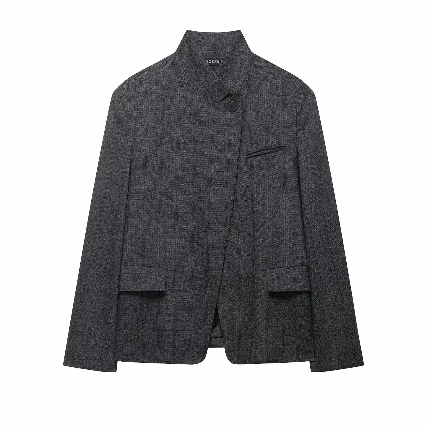 Marynarka vintage biurowa – dopasowana, klasyczna — Marynarki — EldoradoShop