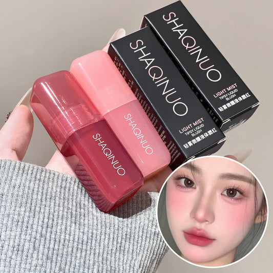 Płynny róż nawilżający SHAQINUO – efekt blasku
