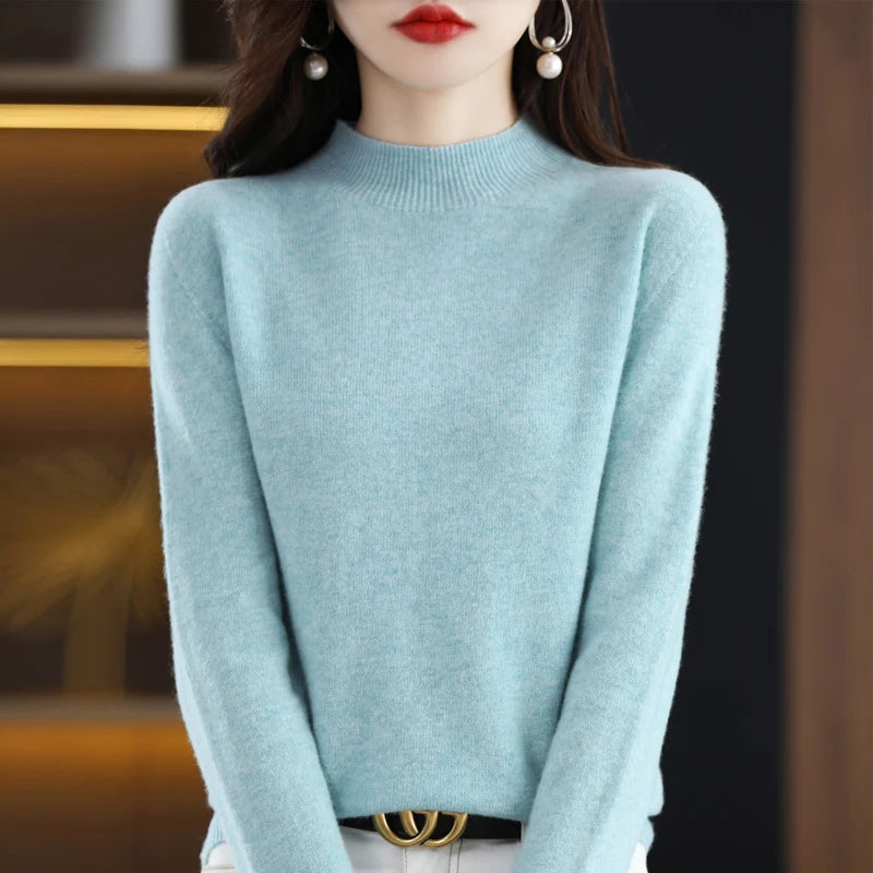 Kaszmirowy sweter merino – luksusowy, ciepły