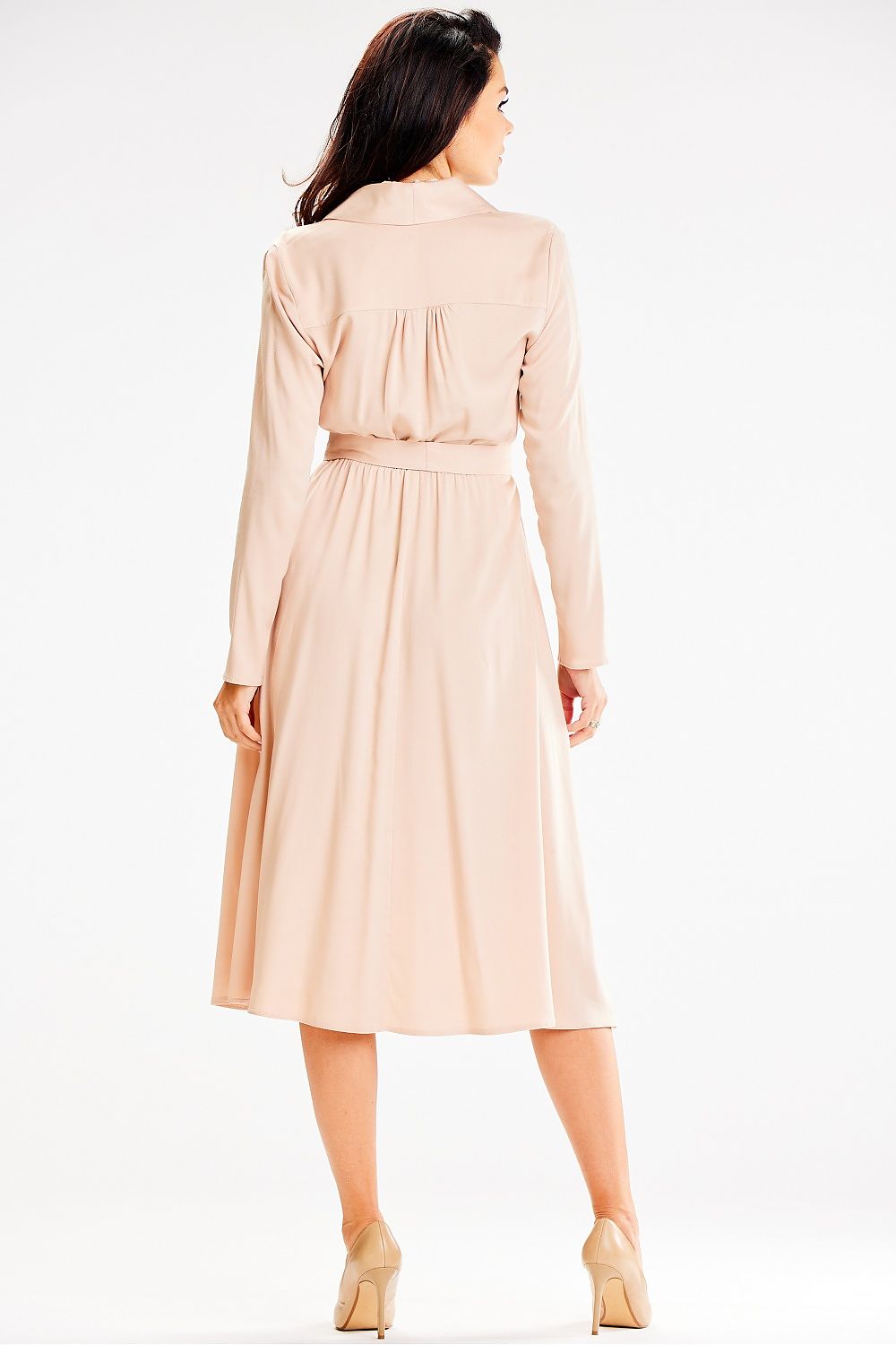  Sukienka Model A604 Beige - awama 