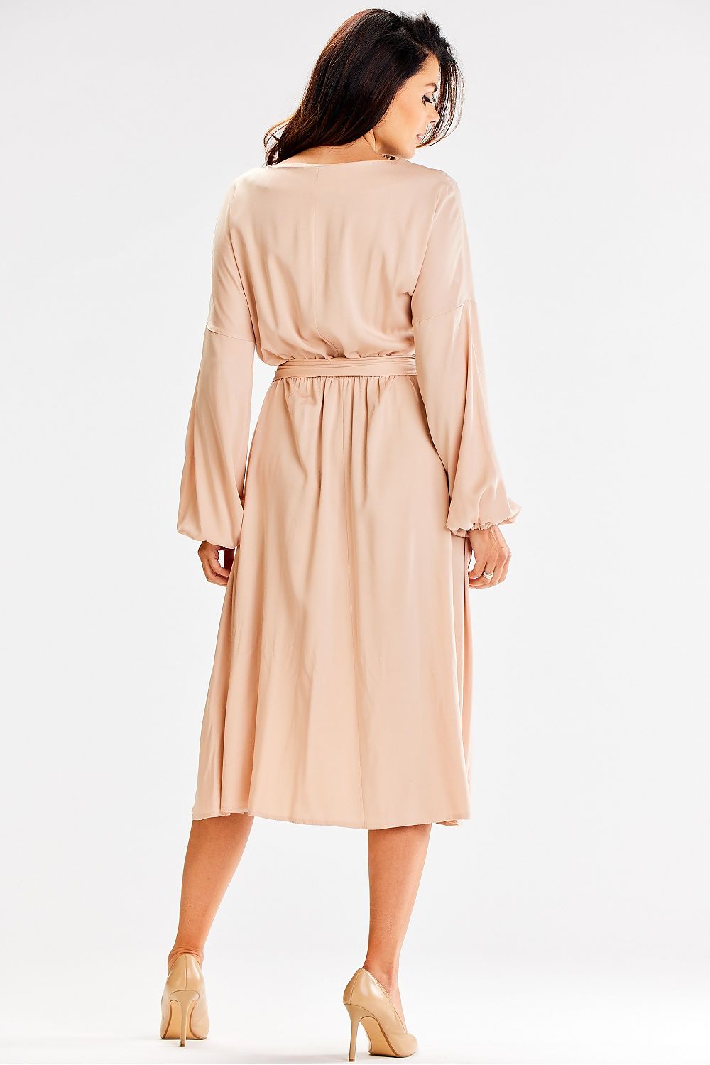  Sukienka Model A602 Beige - awama 