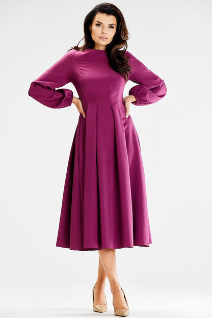  Sukienka Model A595 Plum - awama 