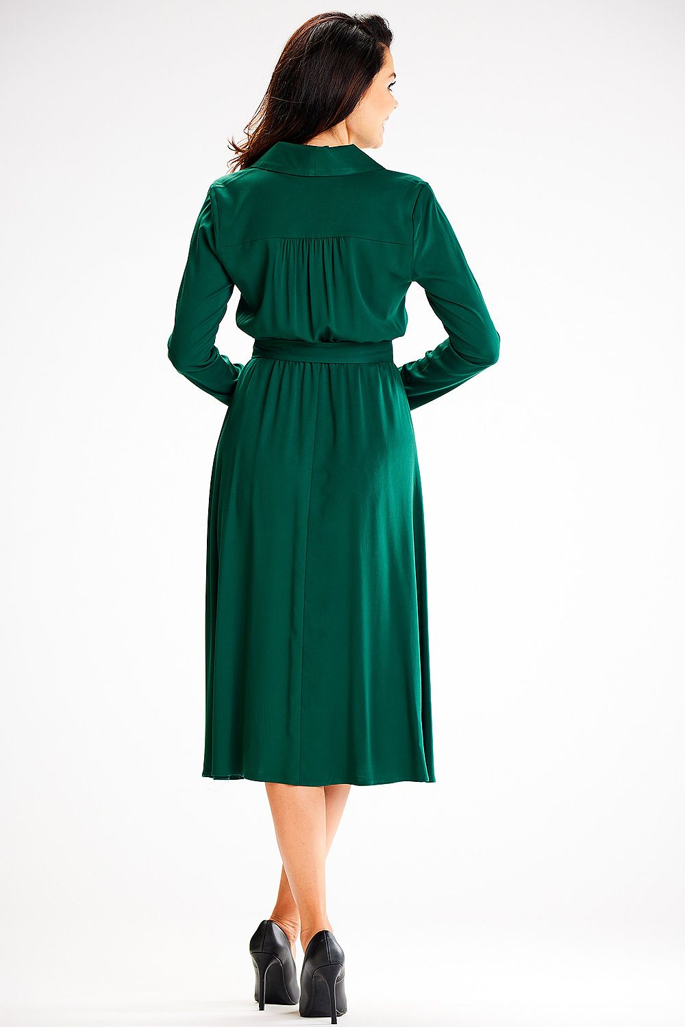  Sukienka Model A604 Bottle Green - awama 