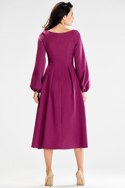  Sukienka Model A595 Plum - awama 