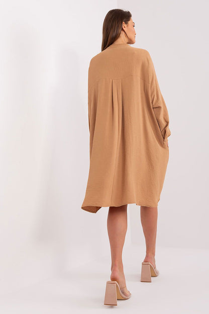  Sukienka Model DHJ-SK-15506A.94P Camel - Italy Moda 
