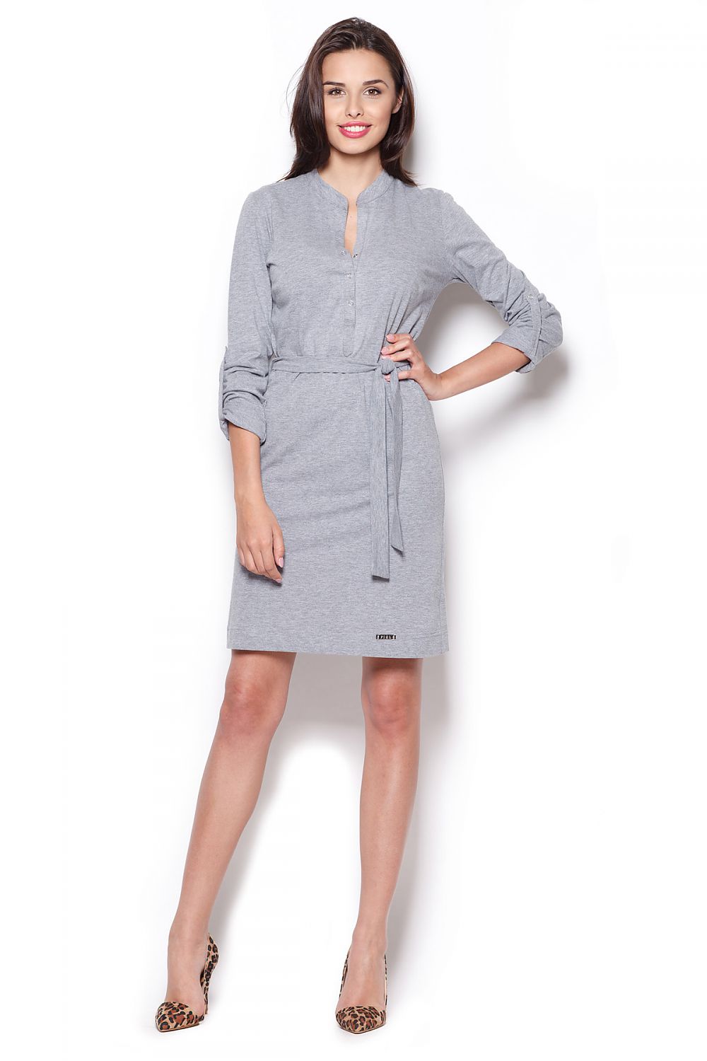  Sukienka Model 287 Grey - Figl 