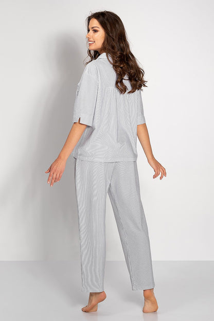  Piżama Damska Model Alessia 179364 Grey - Momenti Per Me 