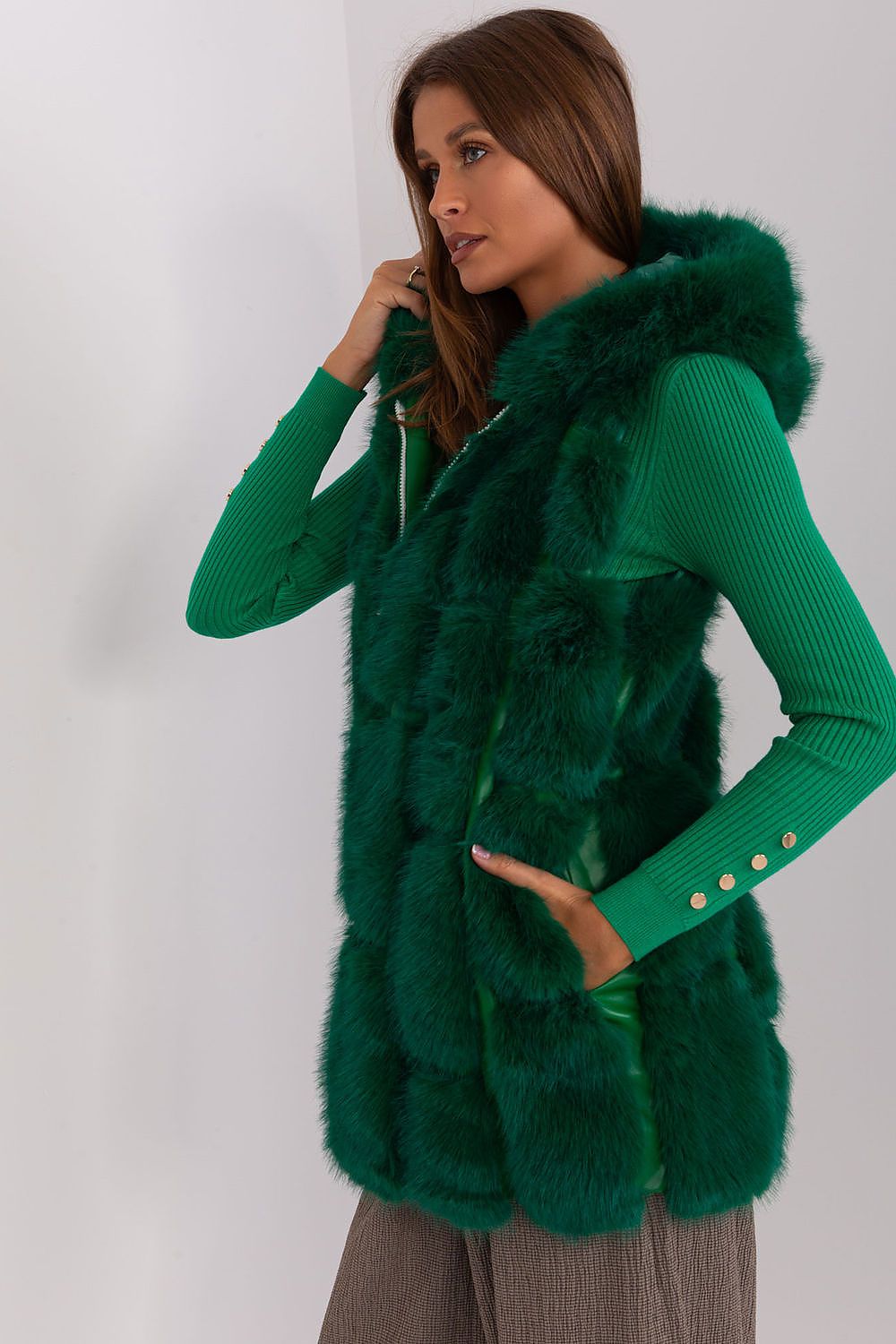   Kamizelka Model AT-KZ-2379.96P Dark Green - AT 