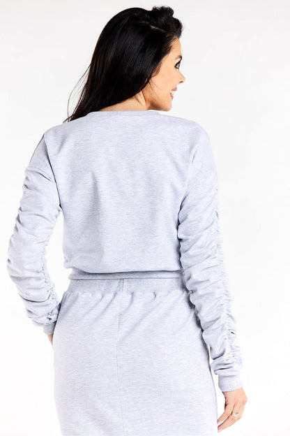   Bluza Damska Model M320 Grey - Infinite You 