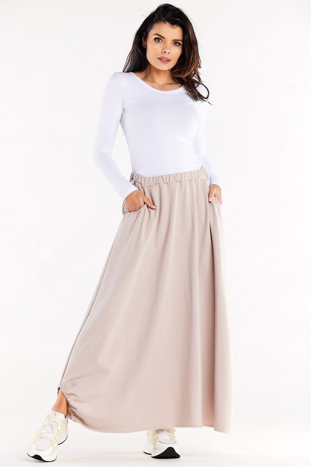  Spódnica Model M312 Beige - Infinite You 