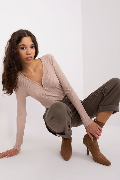   Bluzka Model RV-BZ-9206.20 Beige - BFG 