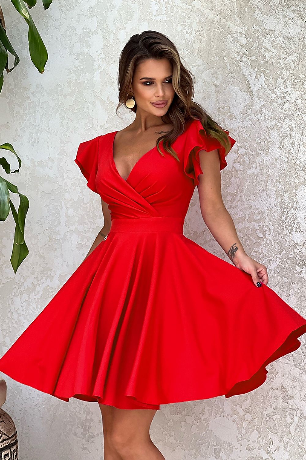   Sukienka Model 281-02 Red - Bicotone 