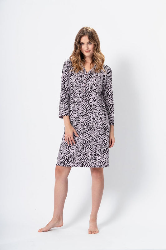  Koszulka nocna Koszula Nocna Model Ewa 1353 Lilia - M-Max 
