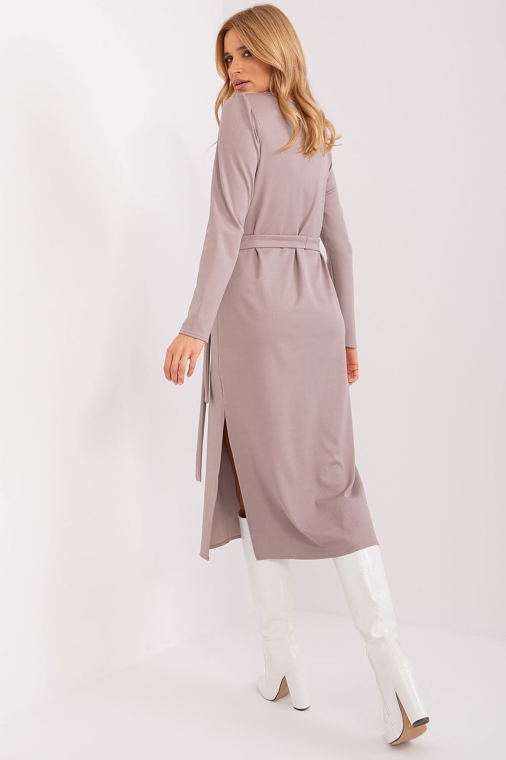  Sukienka Model LK-SK-509447.75P Dark Beige - Lakerta 