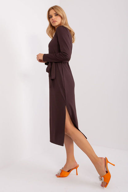  Sukienka Model LK-SK-509447.75P Dark Brown - Lakerta 