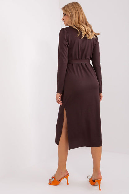  Sukienka Model LK-SK-509447.75P Dark Brown - Lakerta 