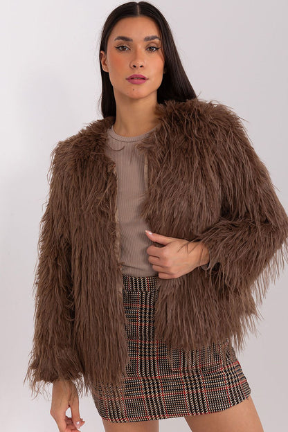   Kurtka Damska Model AT-KR-2359.96P Brown - AT 