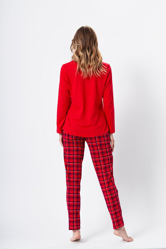  Piżama Damska Model Alina 1388 Red - M-Max 