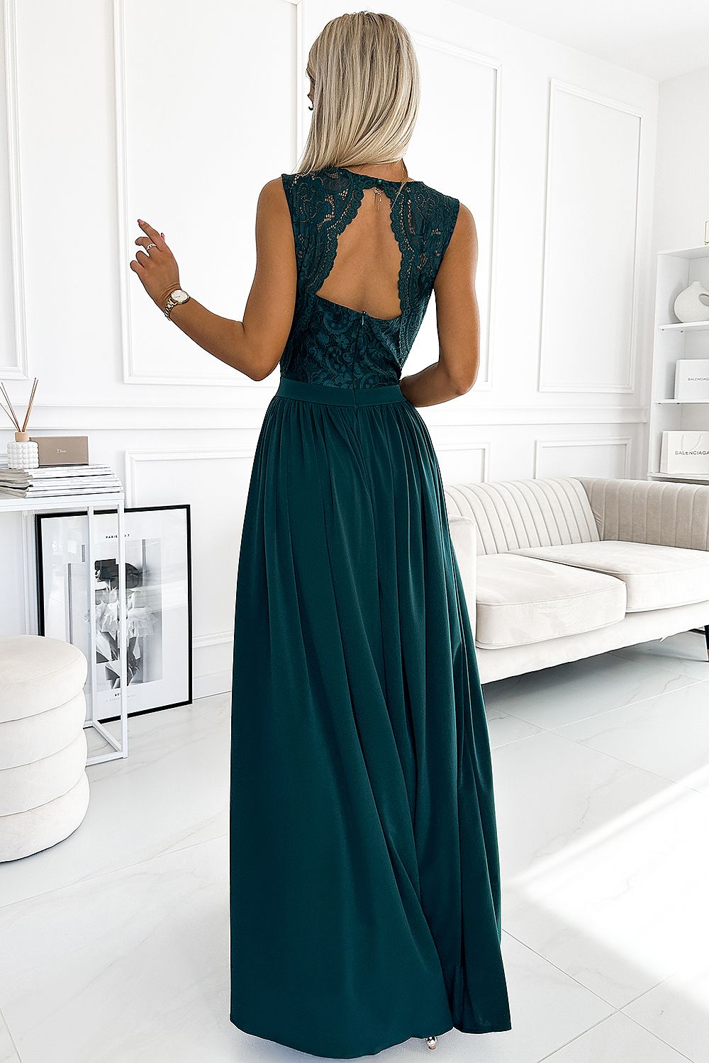  Sukienka Model Lea 211-6 Bottle Green - Numoco 